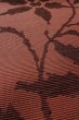 Photo11: Mint O0528D Vintage Japanese Kimono   Dark Red  NAGOYA OBI sash Flower Linen. (Grade A) (11)