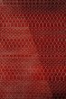 Photo3: Mint O0528E Vintage Japanese Kimono   Dark Red  FUKURO NAGOYA Obi Geometrical pattern Linen. (Grade A) (3)