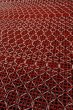 Photo8: Mint O0528E Vintage Japanese Kimono   Dark Red  FUKURO NAGOYA Obi Geometrical pattern Linen. (Grade A) (8)