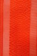 Photo7: Mint O0528F Vintage Japanese Kimono   Red HAKATA-woven NAGOYA OBI sash KENJO pattern(A prestigious pattern meaning that it was presented to the Shogunate.) Silk. (Grade A) (7)