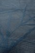Photo9: O0528G Vintage Japanese Kimono  Dark Navy Blue  NAGOYA OBI sash Bamboo    Linen. (Grade B) (9)