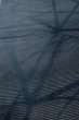 Photo10: O0528G Vintage Japanese Kimono  Dark Navy Blue  NAGOYA OBI sash Bamboo    Linen. (Grade B) (10)