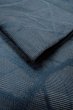 Photo11: O0528G Vintage Japanese Kimono  Dark Navy Blue  NAGOYA OBI sash Bamboo    Linen. (Grade B) (11)