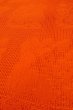 Photo8: O0528I Vintage Japanese Kimono  Vivid Orange  NAGOYA OBI sash Abstract pattern Linen. (Grade B) (8)