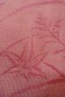 Photo6: O0528M Vintage Japanese Kimono  Grayish Wisteria  NAGOYA OBI sash MOMIJI maple leaf Linen. (Grade C) (6)