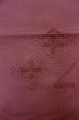 Photo3: Mint O0528N Vintage Japanese Kimono   Dark Red  FUKURO NAGOYA Obi Abstract pattern Linen. (Grade A) (3)