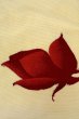 Photo6: O0528O Vintage Japanese Kimono   Off White  NAGOYA OBI sash Rose Linen. (Grade C) (6)