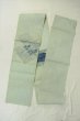 Photo1: O0528P Vintage Japanese Kimono  Pale Light Blue  FUKURO NAGOYA Obi Flower Linen. (Grade D) (1)