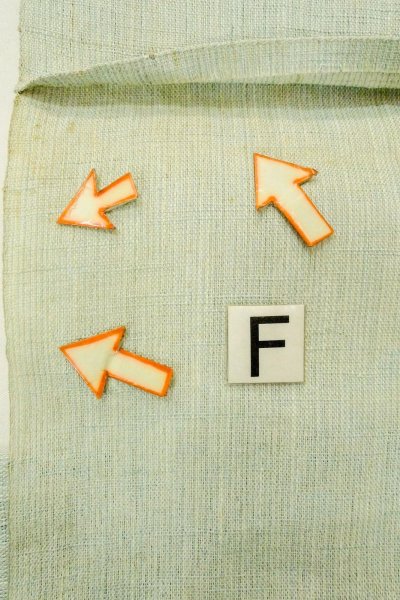 Photo18: O0528P Vintage Japanese Kimono  Pale Light Blue  FUKURO NAGOYA Obi Flower Linen. (Grade D) (18)