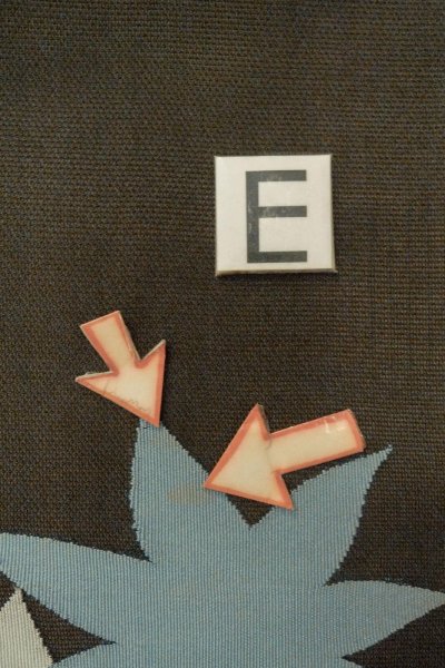 Photo17: O0528Q Vintage Japanese Kimono   Black  NAGOYA OBI sash MOMIJI maple leaf Linen. (Grade D) (17)