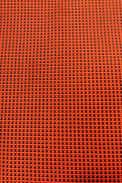 Photo7: O0528R Vintage Japanese Kimono  Vivid Vermilion  FUKURO NAGOYA Obi Plaid Checks Silk. (Grade C) (7)