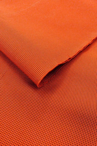 Photo11: O0528R Vintage Japanese Kimono  Vivid Vermilion  FUKURO NAGOYA Obi Plaid Checks Silk. (Grade C) (11)