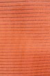Photo8: O0528S Vintage Japanese Kimono  Pale Coral  NAGOYA OBI sash Flower Linen. (Grade C) (8)