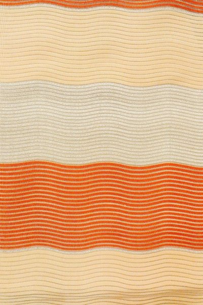 Photo5: O0528U Vintage Japanese Kimono   Multi Color  FUKURO NAGOYA Obi Stripes Linen. (Grade B) (5)