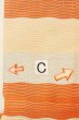Photo14: O0528U Vintage Japanese Kimono   Multi Color  FUKURO NAGOYA Obi Stripes Linen. (Grade B) (14)
