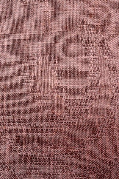 Photo5: O0529A Vintage Japanese Kimono Pale Grayish Purple  FUKURO NAGOYA Obi Abstract pattern Linen. (Grade C) (5)