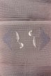 Photo5: O0529B Vintage Japanese Kimono  Grayish Purple  FUKURO NAGOYA Obi Bird Linen. (Grade C) (5)