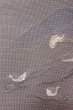 Photo6: O0529B Vintage Japanese Kimono  Grayish Purple  FUKURO NAGOYA Obi Bird Linen. (Grade C) (6)