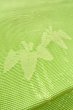 Photo9: O0529C Vintage Japanese Kimono  Light Yellowish Green  FUKURO NAGOYA Obi Iris Linen. (Grade B) (9)