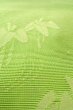 Photo10: O0529C Vintage Japanese Kimono  Light Yellowish Green  FUKURO NAGOYA Obi Iris Linen. (Grade B) (10)