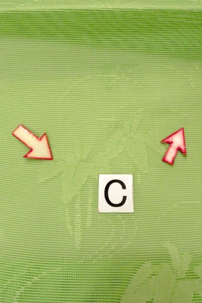 Photo14: O0529C Vintage Japanese Kimono  Light Yellowish Green  FUKURO NAGOYA Obi Iris Linen. (Grade B) (14)