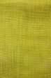 Photo4: Mint O0529D Vintage Japanese Kimono  Vivid Yellowish Green  FUKURO NAGOYA Obi Flower Linen. (Grade A) (4)