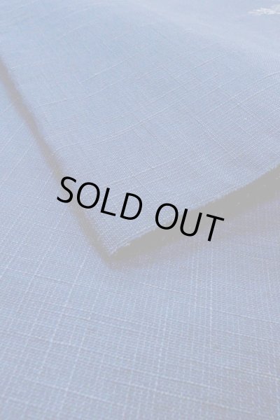 Photo10: O0606A Vintage Japanese Kimono  Dark Indigo Blue  NAGOYA OBI sash Bamboo leaf Linen. (Grade B) (10)