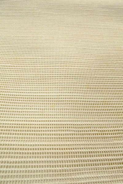 Photo10: O0606B Vintage Japanese Kimono  Pale Off White  NAGOYA OBI sash Abstract pattern Linen. (Grade C) (10)