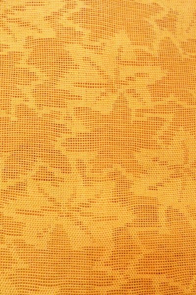 Photo5: O0606C Vintage Japanese Kimono   Golden Yellow  NAGOYA OBI sash MOMIJI maple leaf Linen. (Grade B) (5)