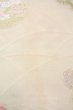Photo12: O0606D Vintage Japanese Kimono  Pale Off White  NAGOYA OBI sash Peony Linen. (Grade C) (12)