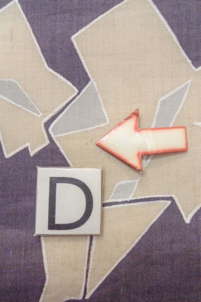 Photo16: O0606F Vintage Japanese Kimono  Dark Purple  NAGOYA OBI sash Leaf Linen. (Grade C) (16)