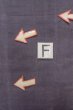 Photo18: O0606F Vintage Japanese Kimono  Dark Purple  NAGOYA OBI sash Leaf Linen. (Grade C) (18)