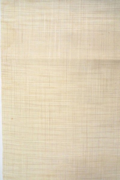 Photo4: O0606G Vintage Japanese Kimono   Ivory  NAGOYA OBI sash Ivy Linen. (Grade C) (4)