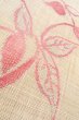 Photo9: O0606G Vintage Japanese Kimono   Ivory  NAGOYA OBI sash Ivy Linen. (Grade C) (9)