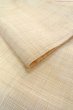 Photo13: O0606G Vintage Japanese Kimono   Ivory  NAGOYA OBI sash Ivy Linen. (Grade C) (13)