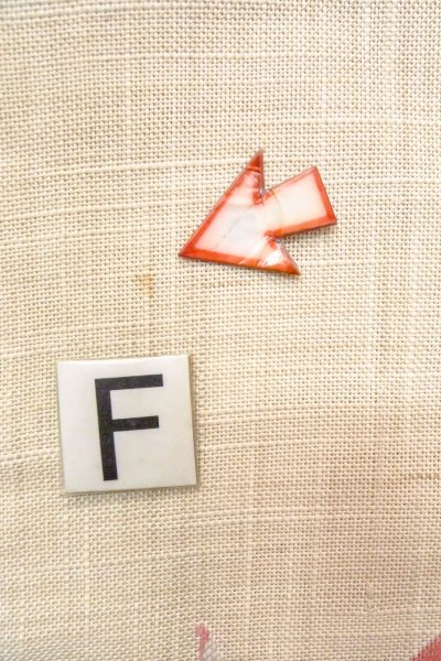 Photo19: O0606G Vintage Japanese Kimono   Ivory  NAGOYA OBI sash Ivy Linen. (Grade C) (19)