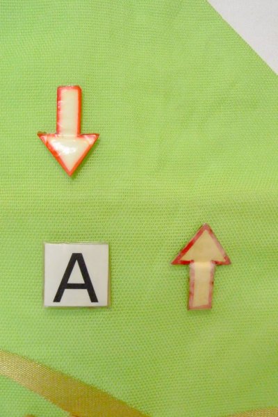 Photo15: O0606H Vintage Japanese Kimono  Light Yellowish Green  NAGOYA OBI sash Bamboo leaf Linen. (Grade C) (15)