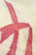 Photo11: O0606I Vintage Japanese Kimono  Pale Off White  NAGOYA OBI sash Abstract pattern Linen. (Grade C) (11)