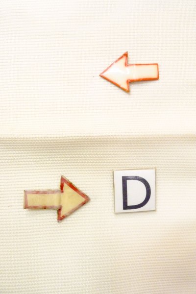 Photo17: O0606J Vintage Japanese Kimono  Light Off White  NAGOYA OBI sash KUMIHIMO rope with tassels Linen. (Grade B) (17)