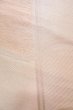 Photo9: O0606K Vintage Japanese Kimono Shiny Pale Pink  FUKURO OBI sash Geometrical pattern Linen. (Grade B) (9)