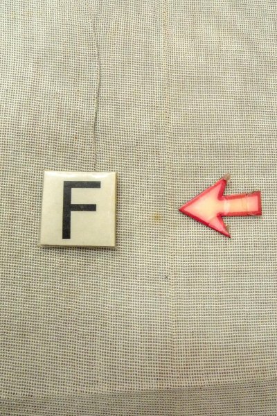 Photo19: O0606M Vintage Japanese Kimono   Gray  NAGOYA OBI sash Flower Linen. (Grade C) (19)