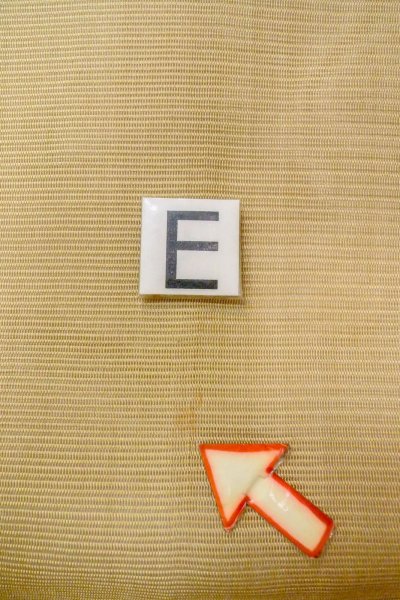 Photo16: O0606O Vintage Japanese Kimono  Grayish Yellow  FUKURO OBI sash Abstract pattern Linen. (Grade B) (16)