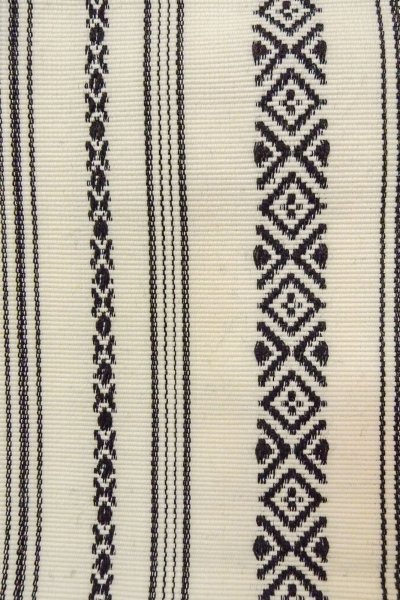 Photo6: O0606P Vintage Japanese Kimono   Ivory  FUKURO OBI sash KENJO pattern(A prestigious pattern meaning that it was presented to the Shogunate.) Wool. (Grade D) (6)