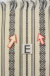 Photo16: O0606P Vintage Japanese Kimono   Ivory  FUKURO OBI sash KENJO pattern(A prestigious pattern meaning that it was presented to the Shogunate.) Wool. (Grade D) (16)