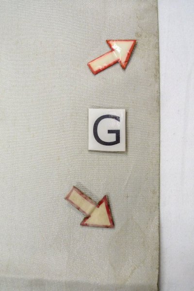 Photo18: O0606Q Vintage Japanese Kimono  Shiny Yellowish Green  FUKURO NAGOYA Obi SAKURA cherry blossom Silk. (Grade C) (18)