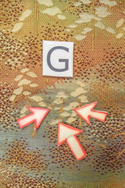 Photo18: O0606R Vintage Japanese Kimono   Brown  FUKURO NAGOYA Obi Tree Silk. (Grade C) (18)