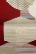 Photo7: O0606V Vintage Japanese Kimono  Dark Red  FUKURO NAGOYA Obi Camellia Silk. (Grade B) (7)