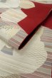 Photo11: O0606V Vintage Japanese Kimono  Dark Red  FUKURO NAGOYA Obi Camellia Silk. (Grade B) (11)