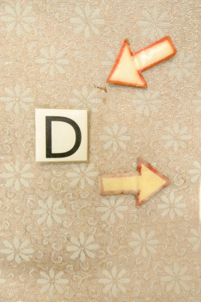 Photo15: O0606W Vintage Japanese Kimono  Light Gray  FUKURO NAGOYA Obi Flower Silk. (Grade D) (15)