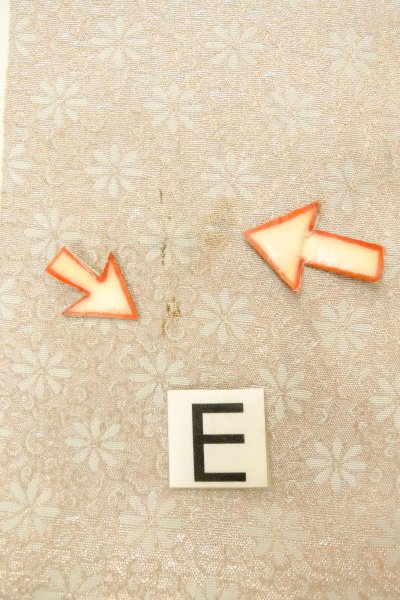 Photo16: O0606W Vintage Japanese Kimono  Light Gray  FUKURO NAGOYA Obi Flower Silk. (Grade D) (16)